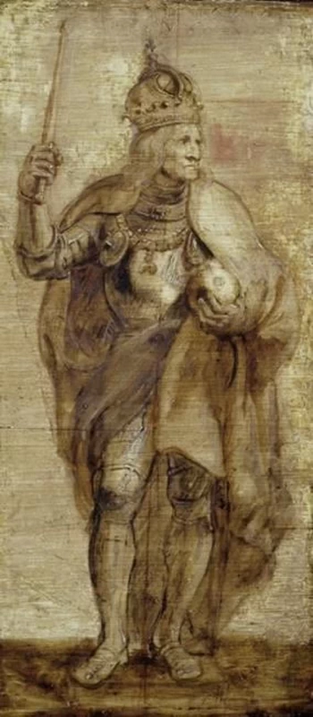  420-Pieter Paul Rubens-Statua dell'imperatore Massimilia - Ashmolean Museum 